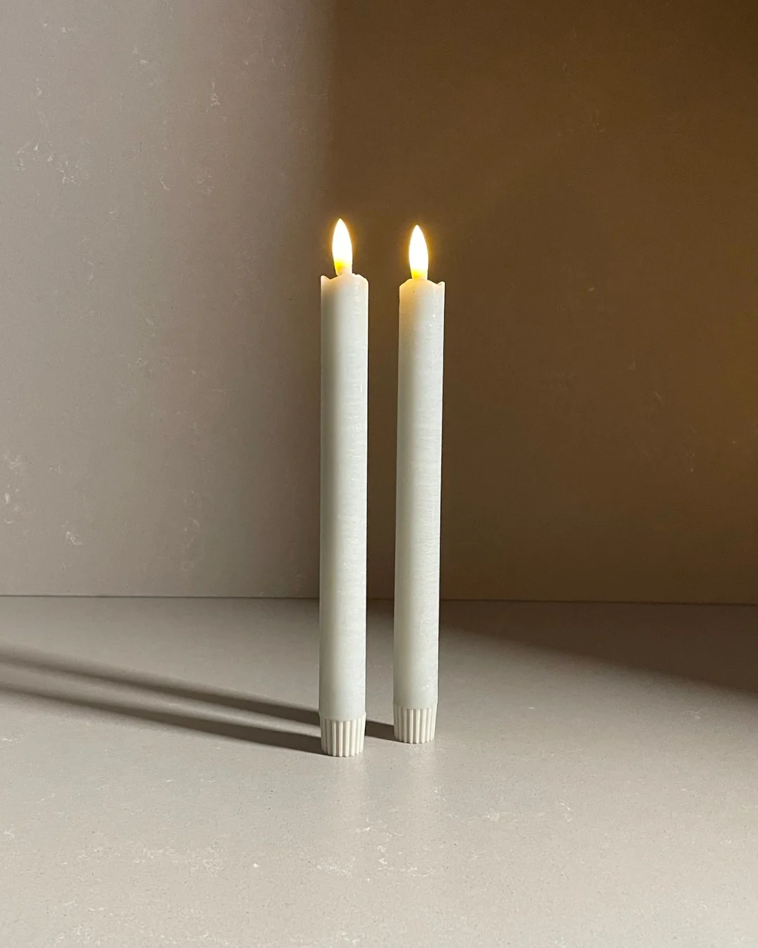 Led dinerkaarsen Furu | set van 2