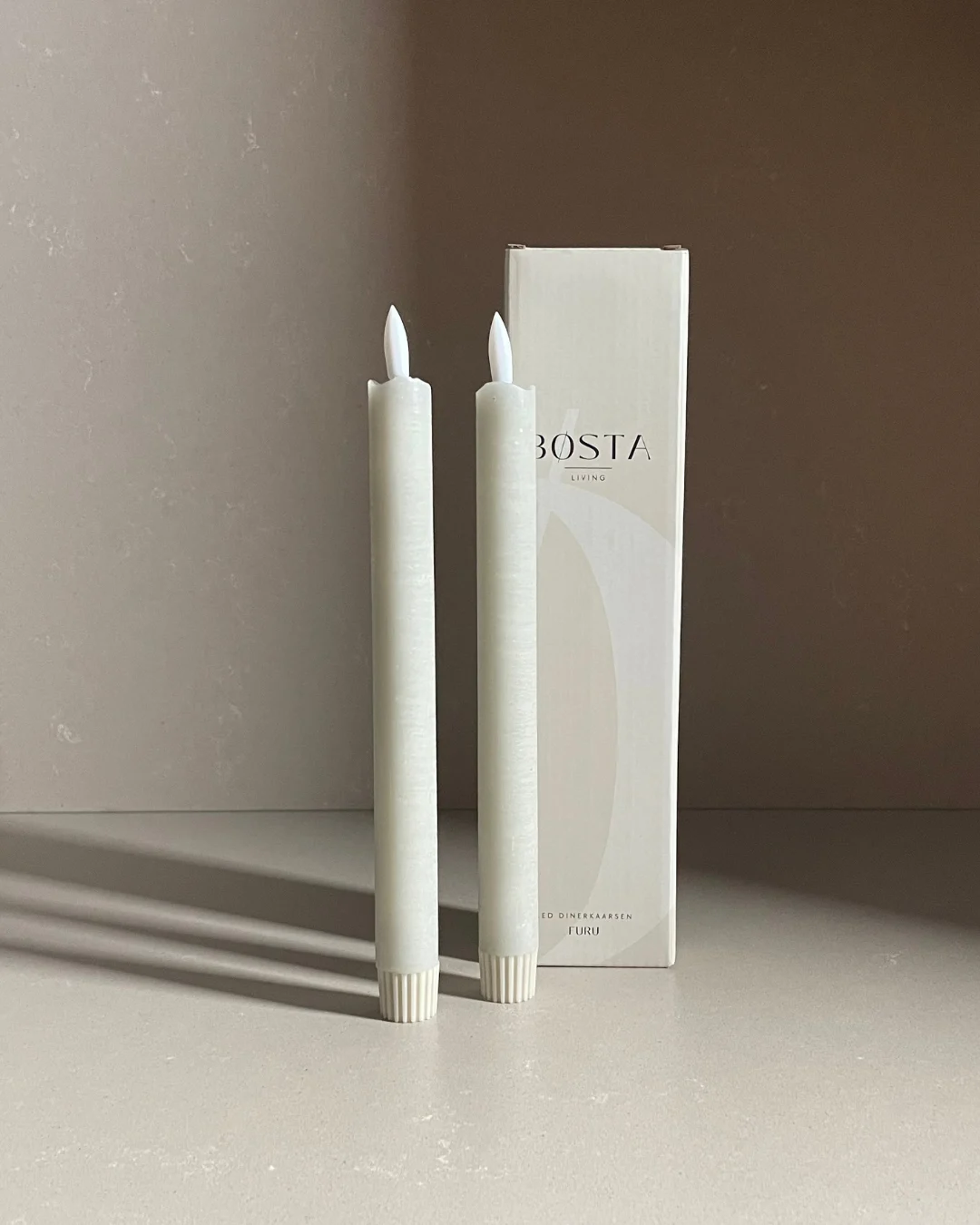 Led dinerkaarsen Furu | set van 2 - Afbeelding 7