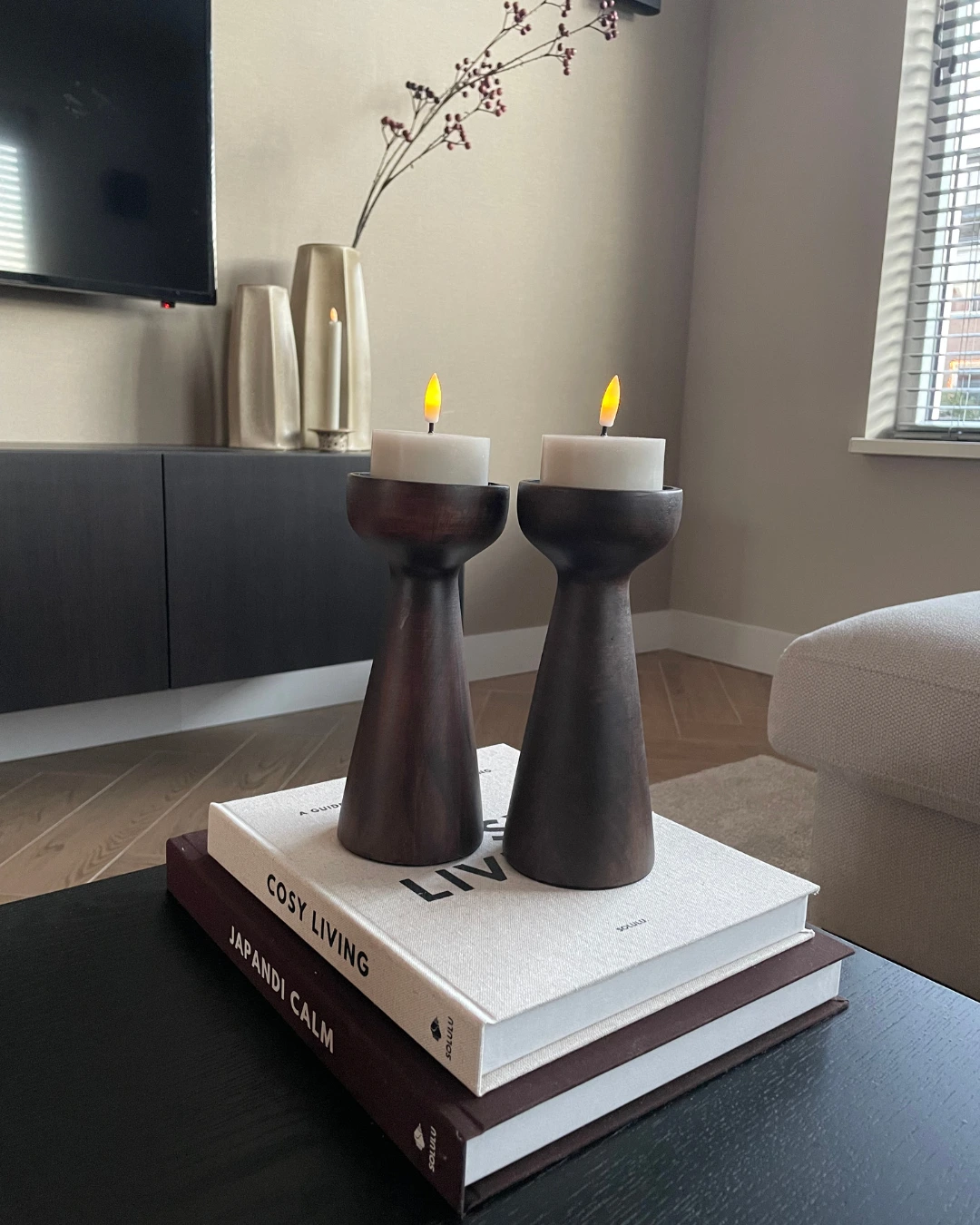 Led waxinelichtjes Bøk | set van 2 - Afbeelding 2